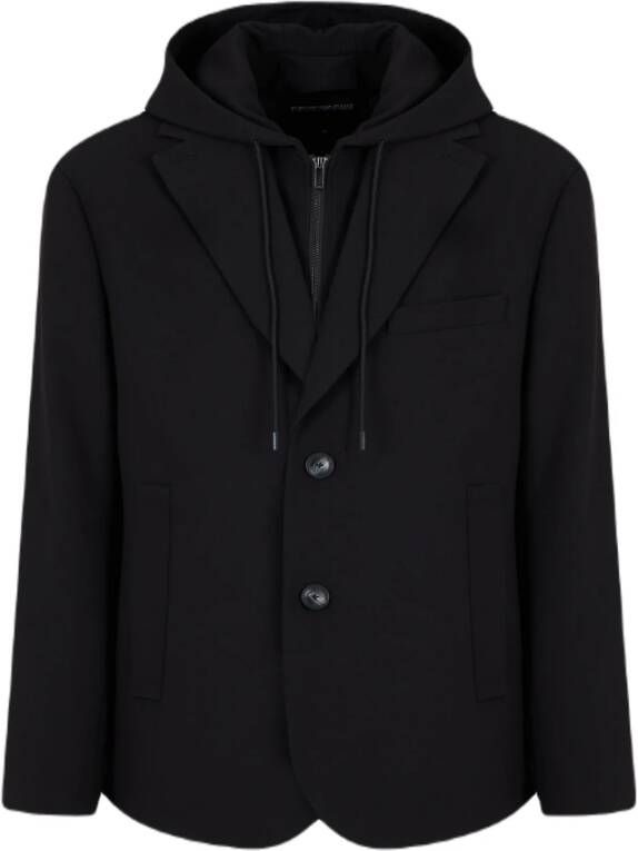 Emporio Armani Blazers Zwart Heren
