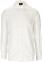 Emporio Armani Witte Katoenen Overhemd met Logo Lettering Overal White Heren - Thumbnail 1