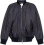 Emporio Armani Blauwe Bomberjack voor Heren met Logo Ritssluiting Blauw Heren - Thumbnail 1