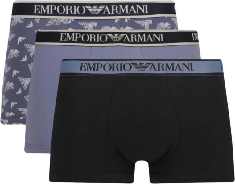 Emporio Armani Bottoms Blauw Heren