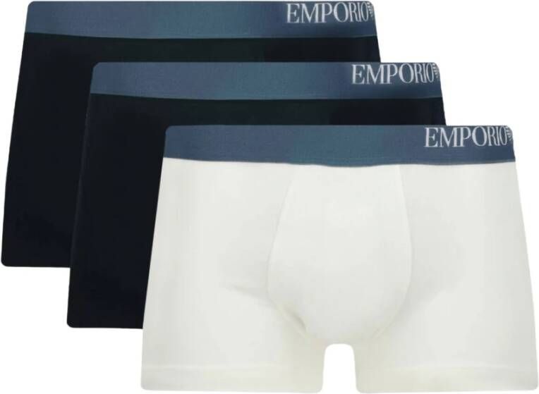 Emporio Armani Set van hoogwaardige katoenen boxershorts White Heren