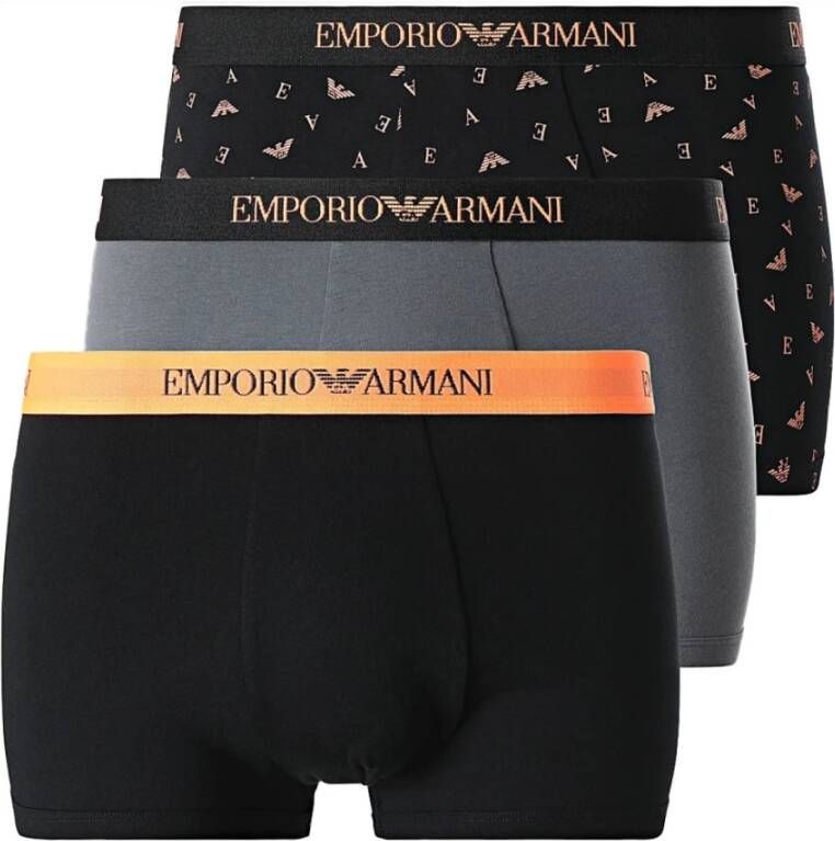 Emporio Armani Bottoms Zwart Heren