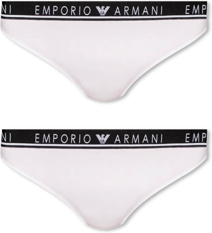 Emporio Armani Briefs 2-pack White Dames