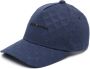 Emporio Armani Blauwe Allover Logo Baseballpet voor Heren Blue Heren - Thumbnail 1