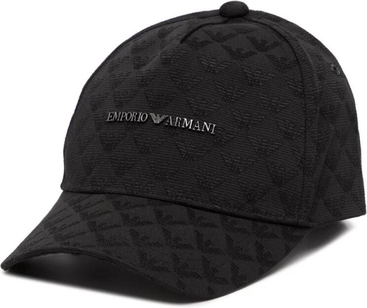 Emporio Armani Caps Zwart Heren