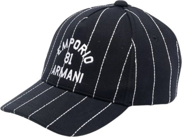 Emporio Armani Caps Zwart Heren
