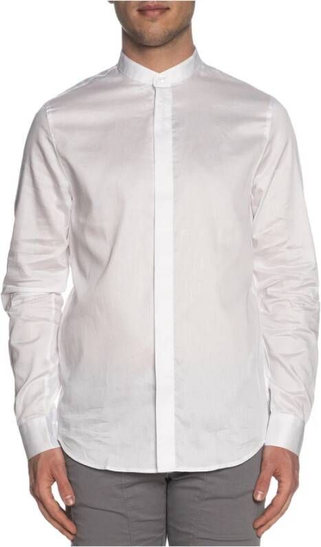 Emporio Armani Casual Shirts Wit Heren