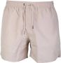 Emporio Armani Geborduurde Logo Polyester Zwemshorts Beige Heren - Thumbnail 1