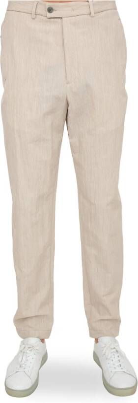 Emporio Armani Beige Broek voor Mannen Beige Heren
