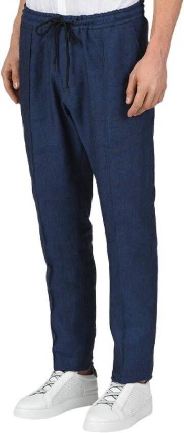 Emporio Armani Chinos Blauw Heren