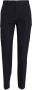 Emporio Armani Marineblauwe Getailleerde Broek Black Heren - Thumbnail 1