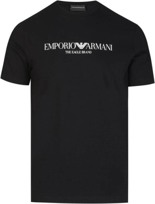 Emporio Armani Clic Logo T -shirt Zwart Heren