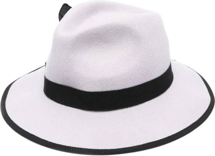 Emporio Armani Clic vrouw hoed met zijkant Rosy Wit Dames
