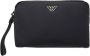 Emporio Armani Stijlvolle Zwarte Clutch voor Moderne Vrouwen Black Dames - Thumbnail 1