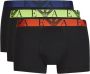Emporio Armani Cotton Stretch Boxer Tripack Zwart Multicolor Heren - Thumbnail 1