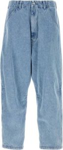 Emporio Armani Cropped Jeans Blauw Heren