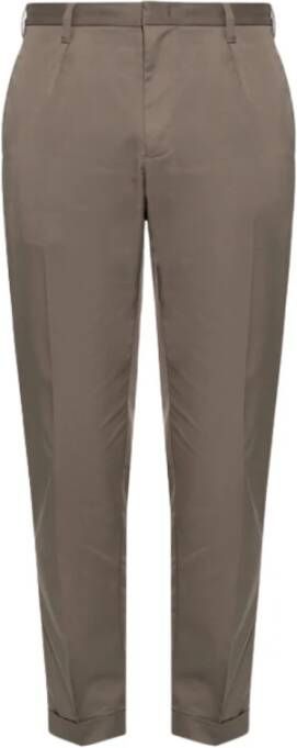 Emporio Armani Cropped Trousers Beige Heren