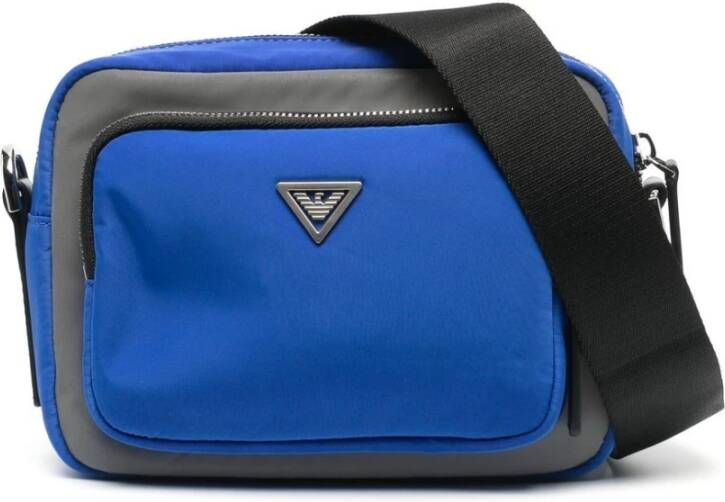 Emporio Armani Cross Body Bags Blauw Heren