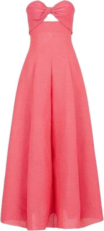 Emporio Armani Casual jurk 100% polyester Pink Dames