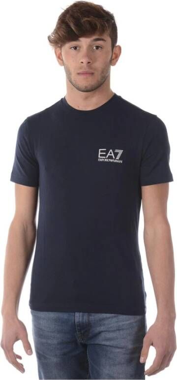 Emporio Armani EA7 Casual Sweatshirt voor Mannen Blue Heren