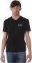 Emporio Armani EA7 Casual Logo Print T-Shirt Black Heren - Thumbnail 1