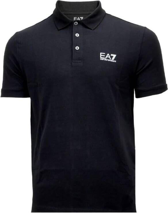 Emporio Armani EA7 Armani EA7 8Npf04-Pjm5Z Men Jersey Polo Shirt Zwart Heren