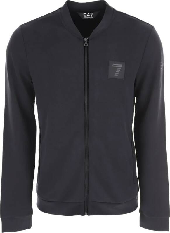 Emporio Armani EA7 Basic Sweatshirt Senior Black Zwart Heren