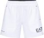 Emporio Armani EA7 Bedrukte shorts White Dames - Thumbnail 1