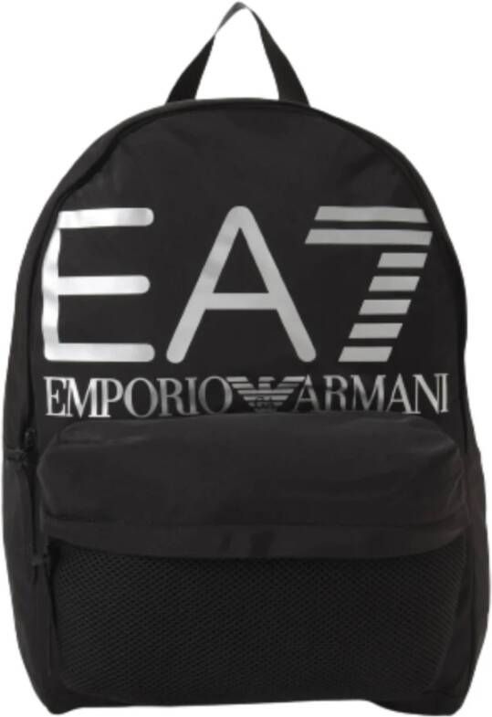 Emporio Armani EA7 Big Logo Rugzak voor Heren Zwart Heren