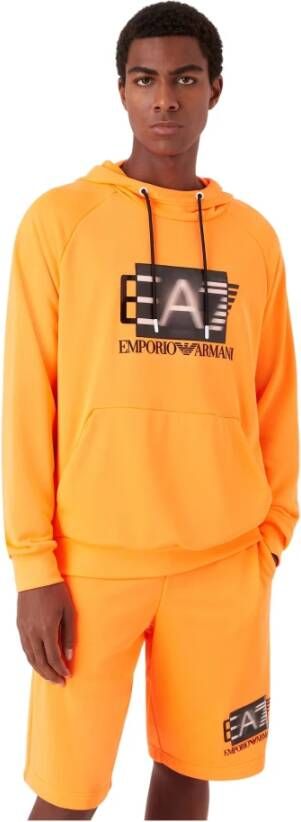 Emporio Armani EA7 Capuchon Oranje Heren