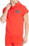 Emporio Armani EA7 Mouwloze Heren Hoodie Rood Losse Pasvorm Red Heren - Thumbnail 1