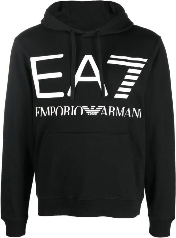Emporio Armani EA7 Sweaters Black Zwart Heren