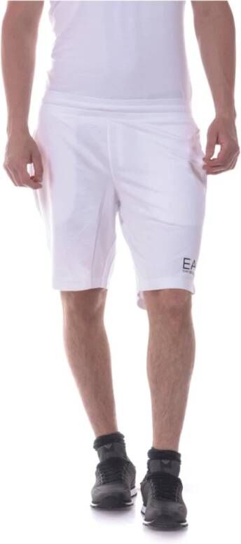 Emporio Armani EA7 Casual korte broek White Heren