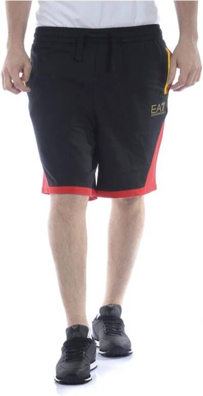 Emporio Armani EA7 Casual korte broek Zwart Heren