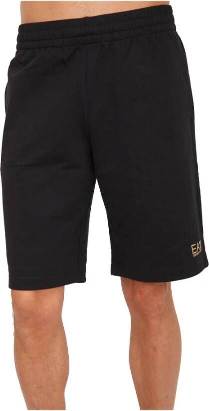 Emporio Armani EA7 Casual korte broek Zwart Heren
