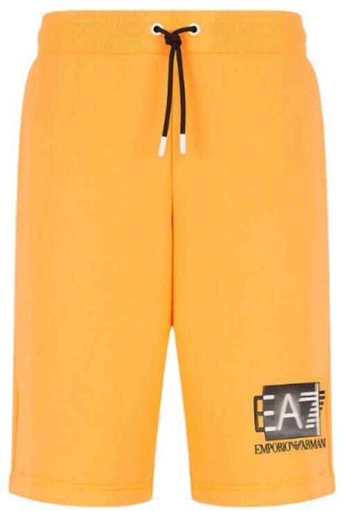 Emporio Armani EA7 Casual Shorts Oranje Heren