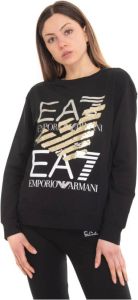 Emporio Armani EA7 Crewneck sweatshirt Zwart Dames