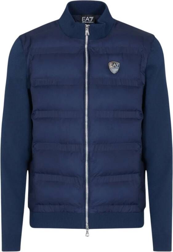 Emporio Armani EA7 Donsjack Blauw Heren