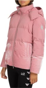 Emporio Armani EA7 Down jacket Roze Dames