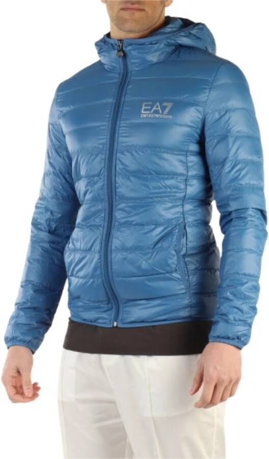 Emporio Armani EA7 Down Jackets Blauw Heren