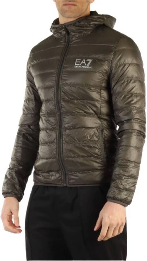 Emporio Armani EA7 Down Jackets Groen Heren