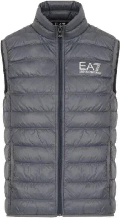 Emporio Armani EA7 Opvouwbare Puffer Vest Core Identity Gray Heren