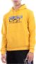 Emporio Armani EA7 Heren Sweater van Katoenmix met Contrasterend Logo en Capuchon Yellow Heren - Thumbnail 3