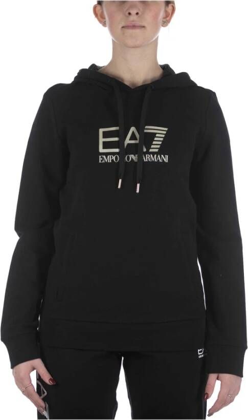 Emporio Armani EA7 Hoodies Zwart Dames
