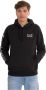 Emporio Armani EA7 Zwarte EA7 Sweater met capuchon en voorzak Black Heren - Thumbnail 1