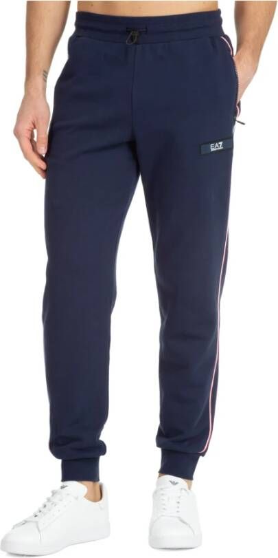 EA7 Emporio Armani Sweatbroek met labeldetails