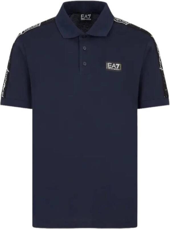 EA7 Emporio Armani T-shirt met labeldesign