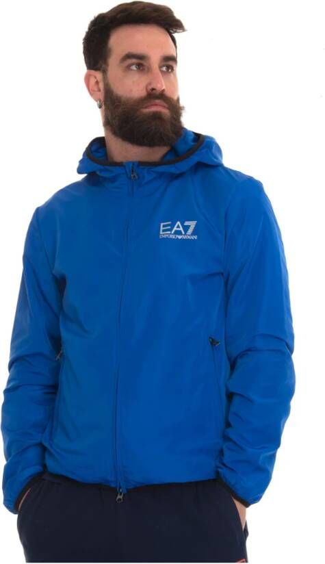 Emporio Armani EA7 Lichte jas Blauw Heren