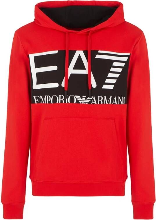 Emporio Armani EA7 Sweatshirts & Hoodies Rood Heren
