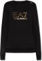 Emporio Armani EA7 Logo-printed sweatshirt Zwart Dames - Thumbnail 1